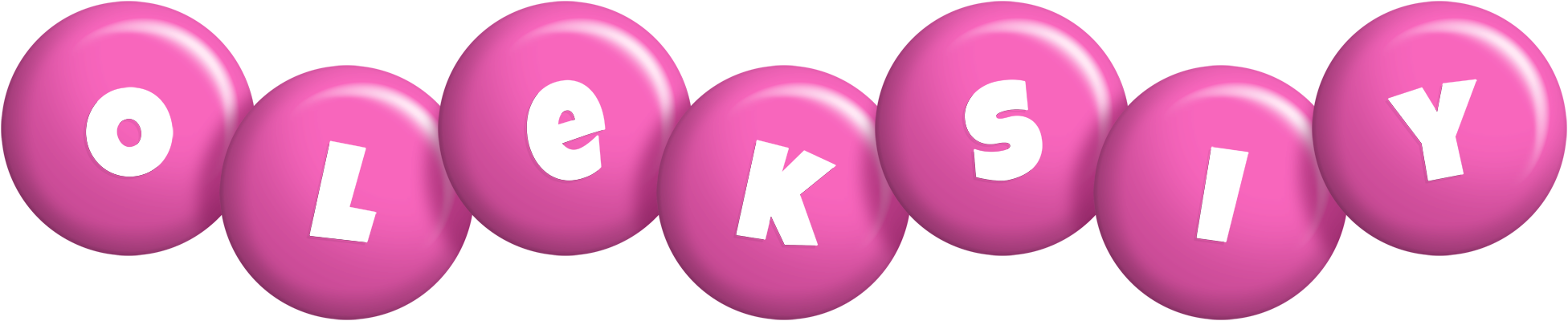 Oleksiy candy-pink logo