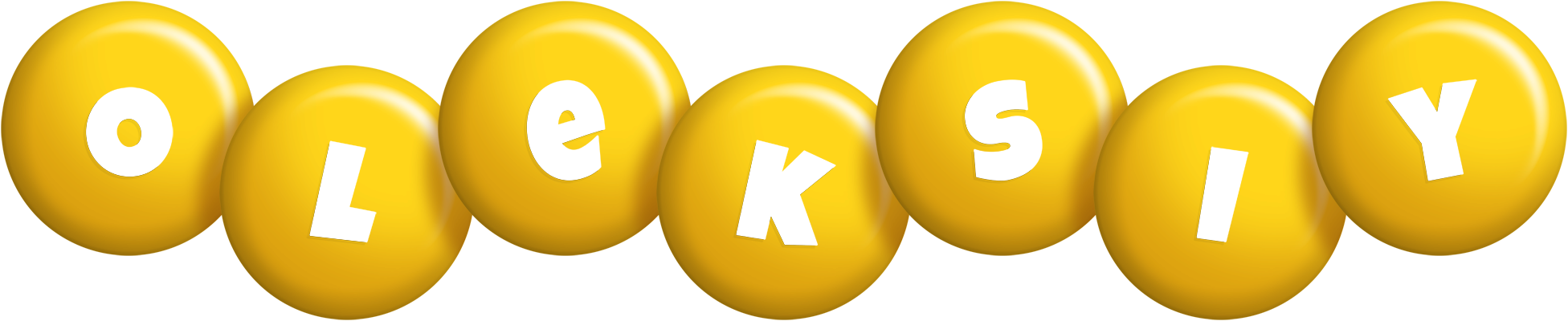 Oleksiy candy-yellow logo