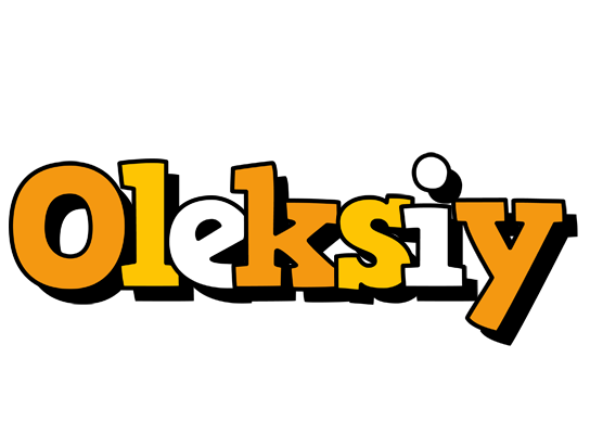 Oleksiy cartoon logo