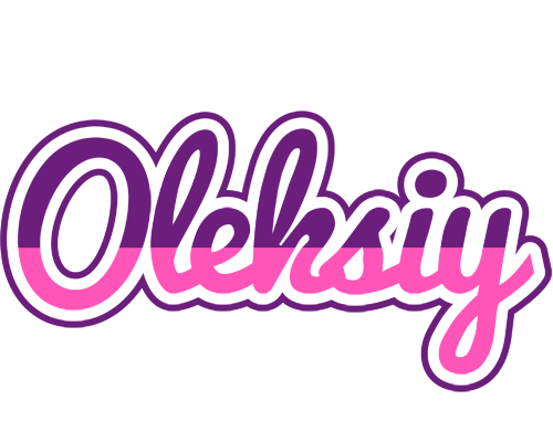 Oleksiy cheerful logo