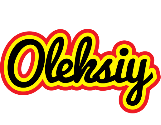 Oleksiy flaming logo