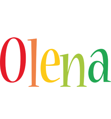 Olena birthday logo