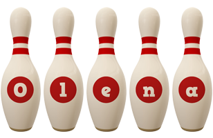 Olena bowling-pin logo