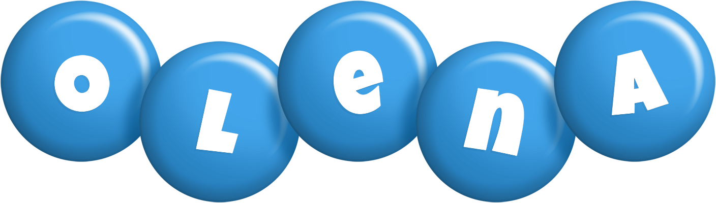 Olena candy-blue logo