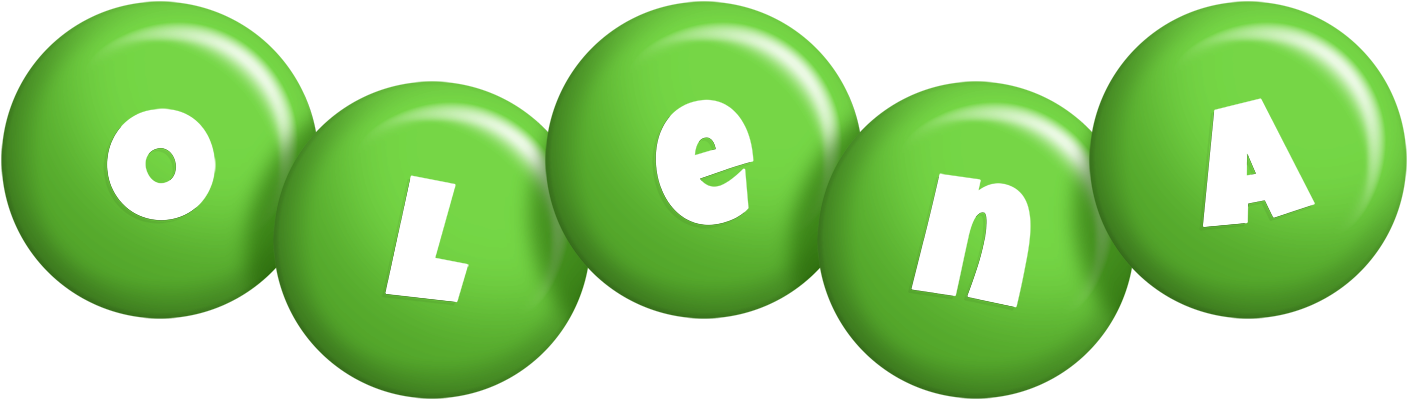 Olena candy-green logo