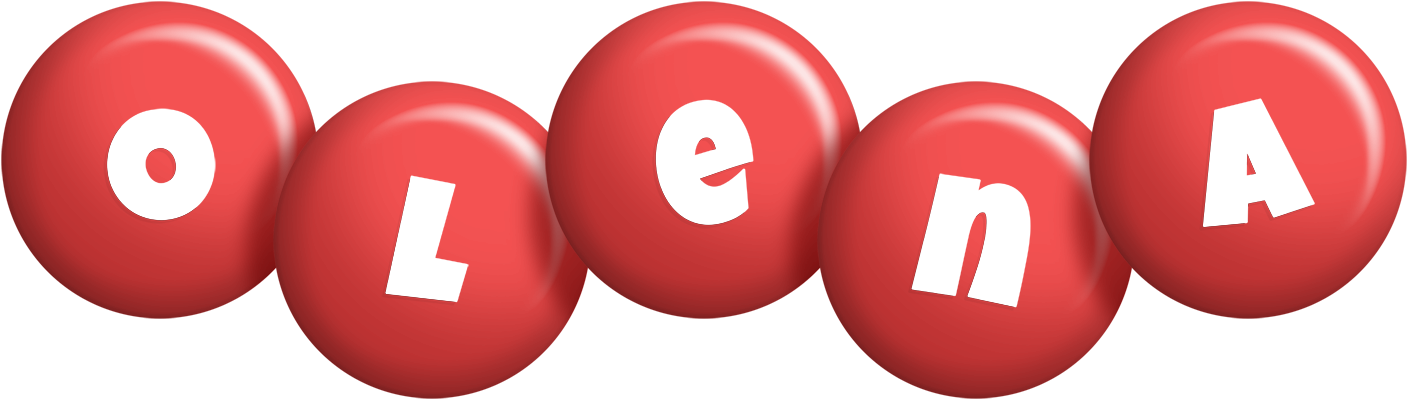 Olena candy-red logo
