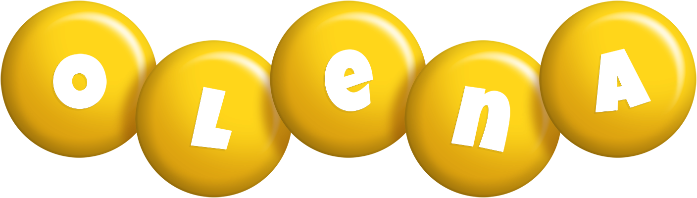 Olena candy-yellow logo