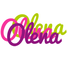 Olena flowers logo