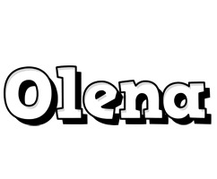 Olena snowing logo