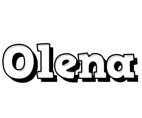 Olena snowing logo