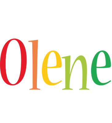 Olene birthday logo