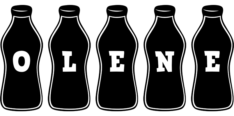 Olene bottle logo