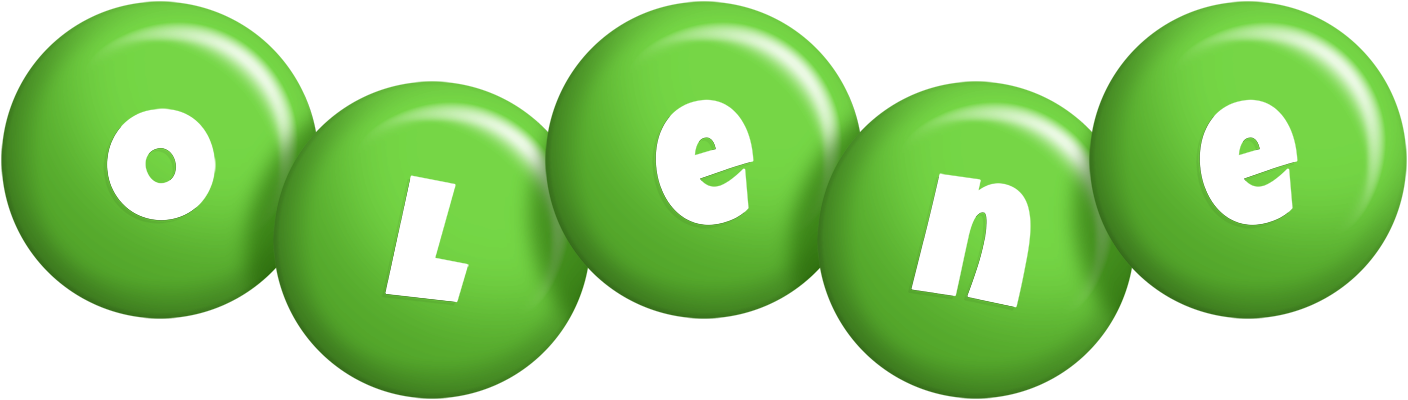 Olene candy-green logo
