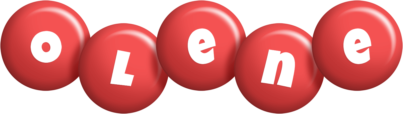 Olene candy-red logo
