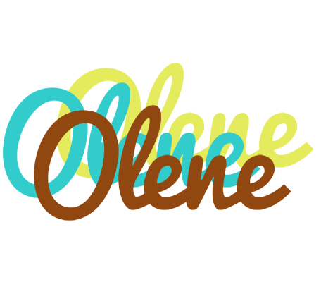 Olene cupcake logo
