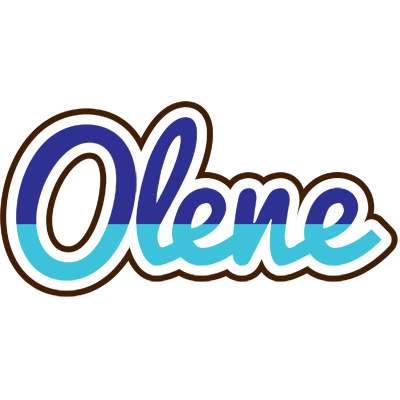 Olene raining logo