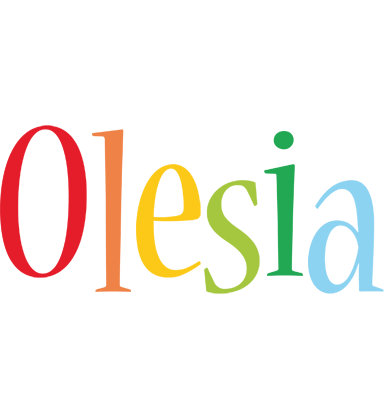 Olesia birthday logo