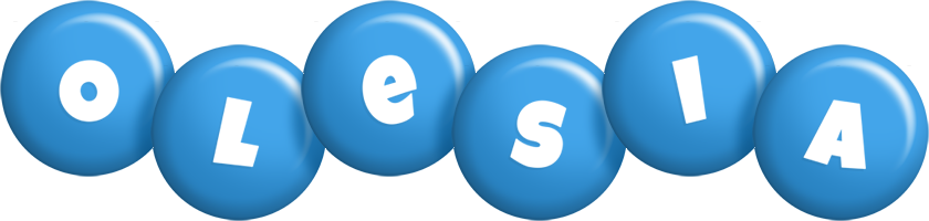 Olesia candy-blue logo