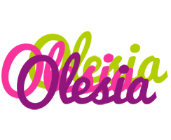 Olesia flowers logo