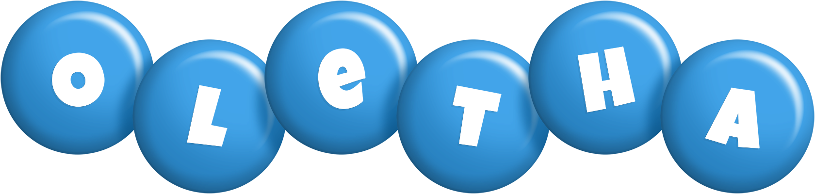 Oletha candy-blue logo