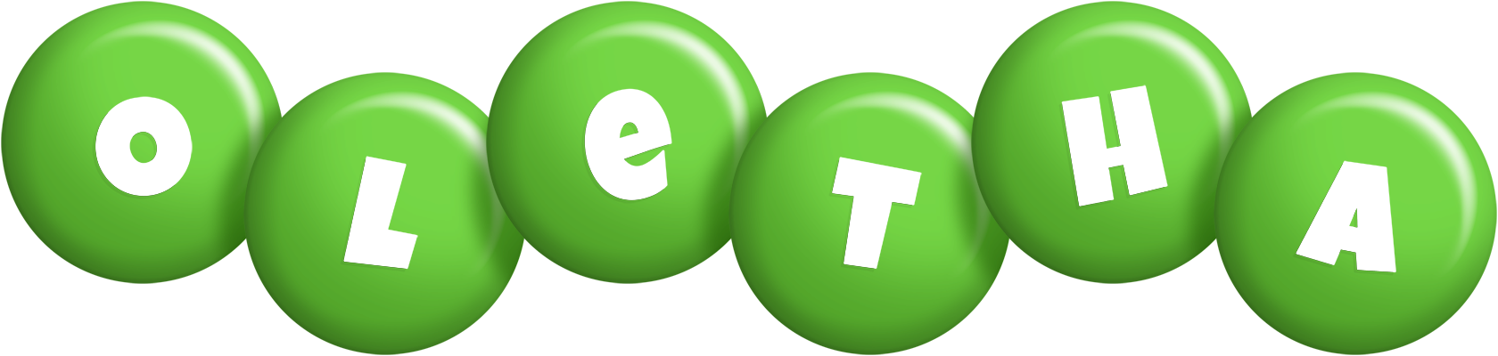 Oletha candy-green logo