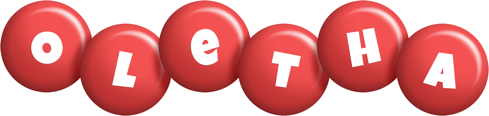 Oletha candy-red logo