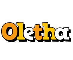 Oletha cartoon logo