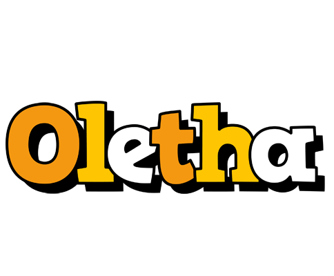 Oletha cartoon logo