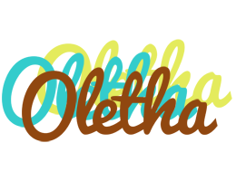 Oletha cupcake logo
