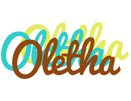 Oletha cupcake logo