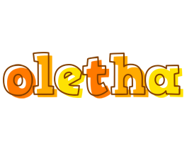 Oletha desert logo