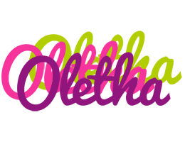 Oletha flowers logo