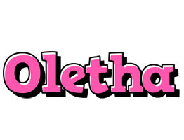 Oletha girlish logo