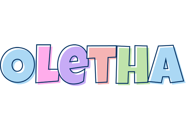 Oletha pastel logo