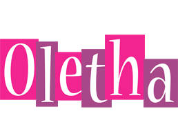 Oletha whine logo
