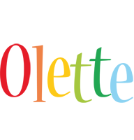 Olette birthday logo