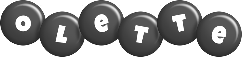 Olette candy-black logo