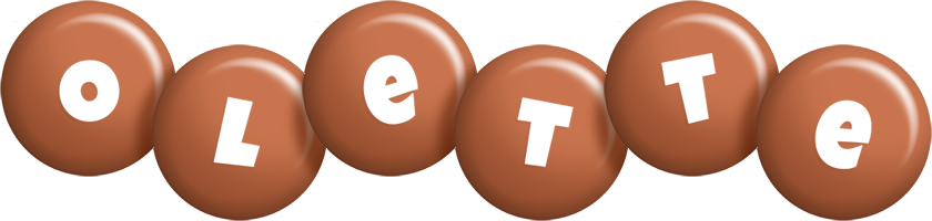 Olette candy-brown logo
