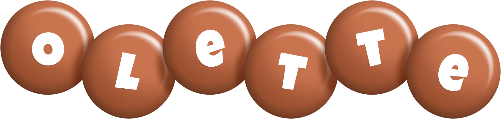 Olette candy-brown logo