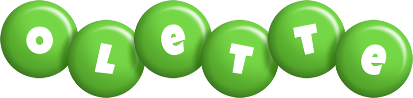 Olette candy-green logo