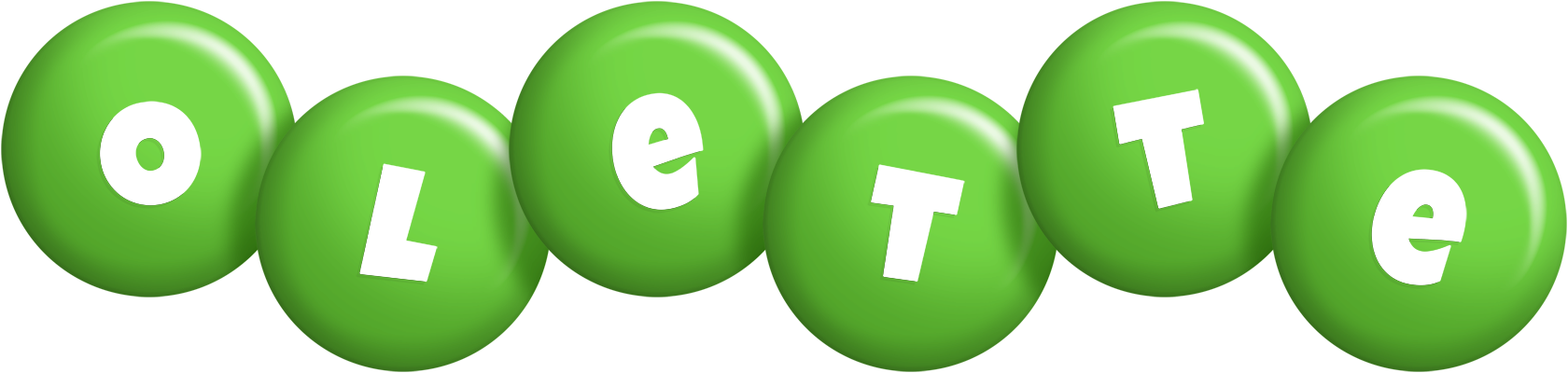 Olette candy-green logo