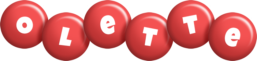 Olette candy-red logo