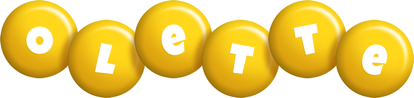 Olette candy-yellow logo
