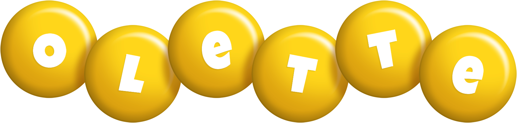 Olette candy-yellow logo