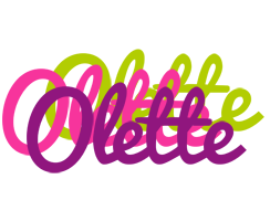 Olette flowers logo