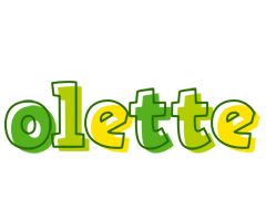 Olette juice logo