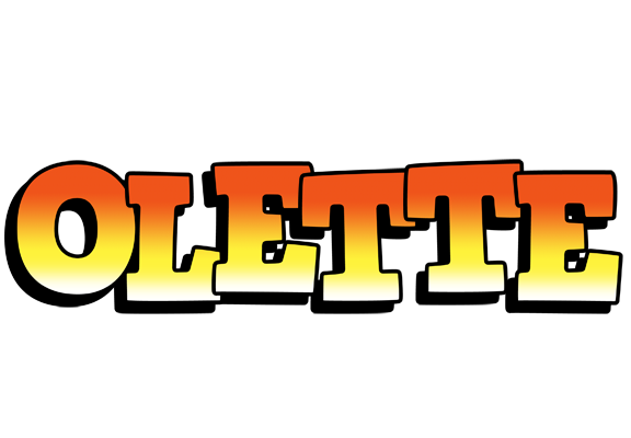 Olette sunset logo