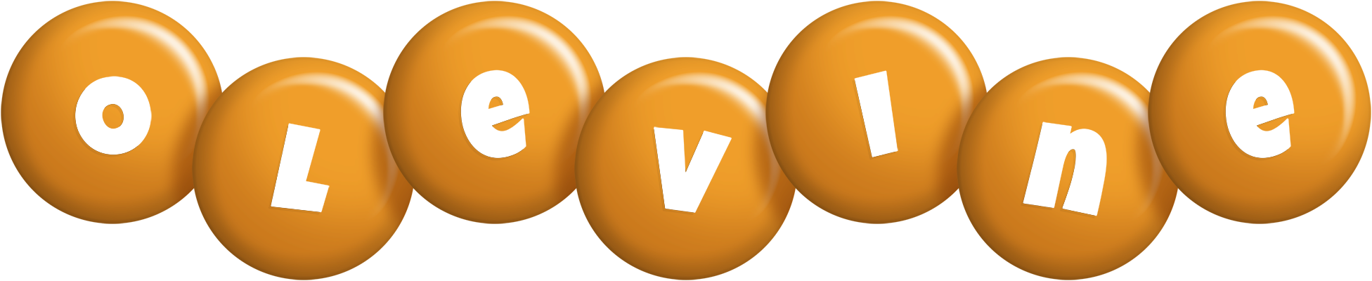 Olevine candy-orange logo