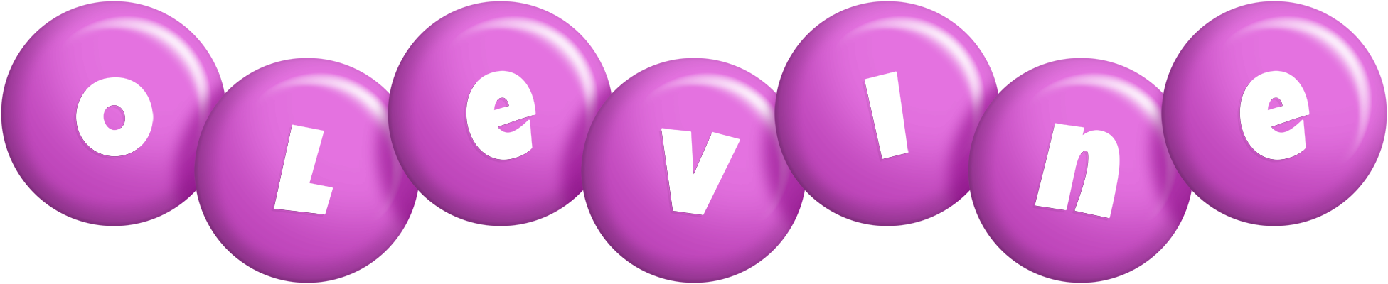 Olevine candy-purple logo