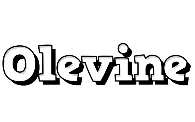 Olevine snowing logo